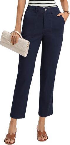 GRACE KARIN Womens High Waisted Work Pants Business Casual 2026 Ankle Length Office Dress Trousers with Pockets in Saudi Arabia