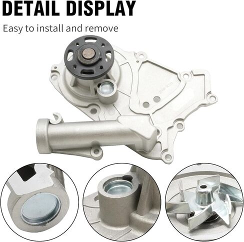 25100-3C120 Water Pump With Gaskets, Replacement for Hyundai Azera Entourage Genesis Sonata 2006-2012, Replacement for Kia Amanti Borrego Sedona Sorento 2006-2012 in Saudi Arabia