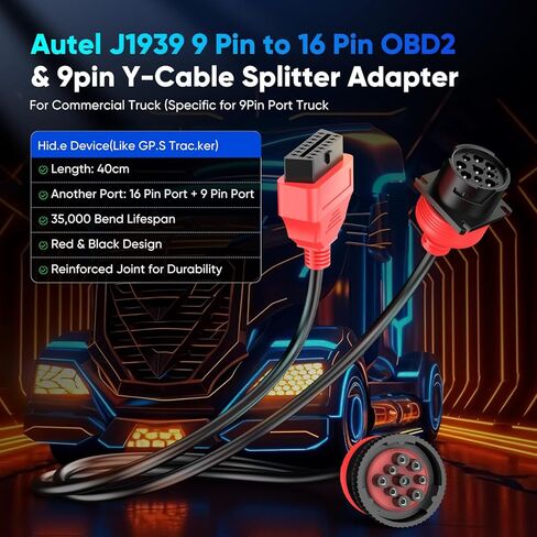 كابل اختبار رئيسي أصلي من Autel، كابل اختبار تشخيصي 16 دبوس Obd2، يعمل مع الماسح الضوئي السلكي Autel MK808S MK808 MX808S MX808 MP808S MP808 DS808K DS808 DS708 MS906 IM508 IM508S IM508 PRO in Saudi Arabia