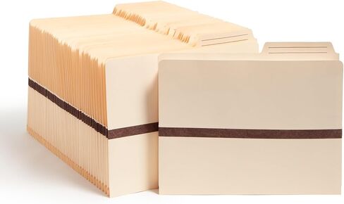 Smead File Pocket, 2/5-Cut Printed Tab, Tyvek®-reinforced, Letter Size, Manila, 50 per Box (75487) in Saudi Arabia