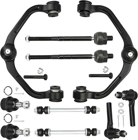 DRIVESTAR 6PC Front Lower Upper Control Arms w/Ball Joints, replacement for 2007 2008 2009 2010 2011 2012 for Ford Fusion Lincoln MKZ Mercury Milan in Saudi Arabia