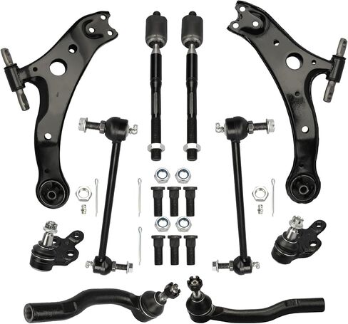 DRIVESTAR 6PC Front Lower Upper Control Arms w/Ball Joints, replacement for 2007 2008 2009 2010 2011 2012 for Ford Fusion Lincoln MKZ Mercury Milan in Saudi Arabia