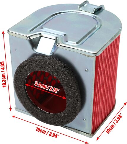 Air Filter Intake Cleaner Compatible with Honda Helix CN250 1986-2007 Replace 17214-KS4-000, 17214-KS4-010 Motorcycle Replacement Parts in Saudi Arabia