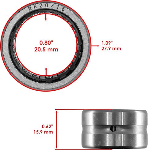 طقم محامل وأختام تفاضلية خلفية كالتريك متوافقة مع Kawasaki Bayou 300 KLF300C 4X4 1989 1990 1991 1992-2005 in Saudi Arabia