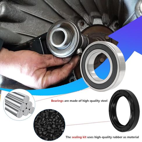 Rear Axle Brake Drum Wheel Bearings Seals Kit for Honda Rubicon 500 2005-2013 Rancher 350 400 500 2000-2014 Foreman 400 450 1995-2004 in Saudi Arabia