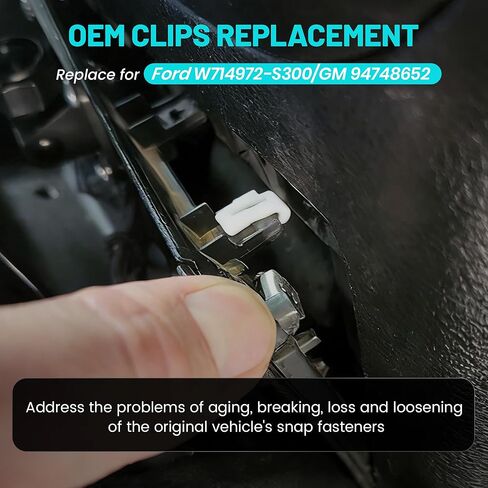 NuIth 30PCS Center Console Radio DVD Dash Panel Switch Bezel Clip Body Trim Retainer for 2013-2022 Ford/GMC/Cadillac/Lincoln, Overhead Console Fastener Switch Bezel Retainer in Saudi Arabia
