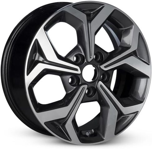 14x6.5 inch OEM Direct Replacement Aluminum Wheel - Recond for Kia Forte 2019–2021 5-114.3mm Black 14 in Rim 52910M7300 in Saudi Arabia