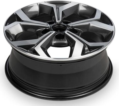 14x6.5 inch OEM Direct Replacement Aluminum Wheel - Recond for Kia Forte 2019–2021 5-114.3mm Black 14 in Rim 52910M7300 in Saudi Arabia