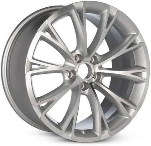 عجلة جديدة مقاس 19x9 بوصة OEM استبدال مباشر من الألومنيوم لسيارة Audi A8 2011-2015 5-112 مللي متر فضي 19 بوصة 4H0601025G in Saudi Arabia