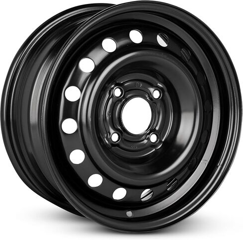 New 15x6 inch OEM Direct Replacement Steel Wheel for Nissan Cube 2009–2014 4-114.3mm Black 15 in Rim 403001FC0A in Saudi Arabia