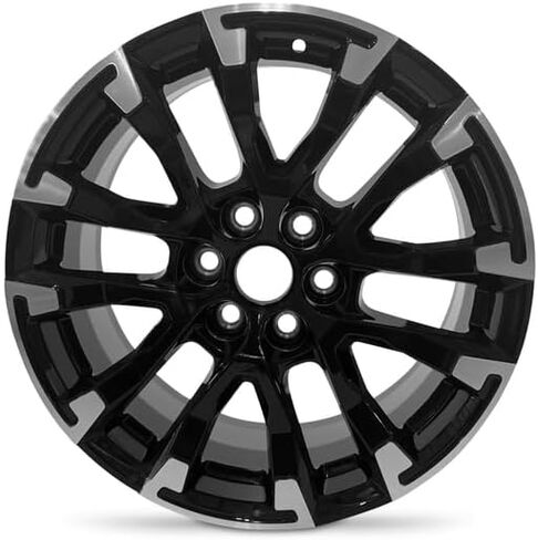 18x7.5 inch OEM Direct Replacement Aluminum Wheel for 2024-2025 Chevrolet Traverse 6-120mm Black 18 in Rim 560-14154 in Saudi Arabia