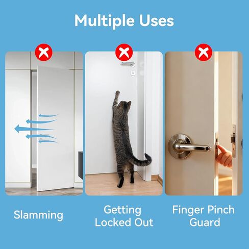 Silicone Door Pinch and Door Slam Stopper, Door Protector for Kids Finger Safety, Babyproof Doors to Avoid Pinched Fingers & Door Slamming, Translucent,1Pcs in Kuwait