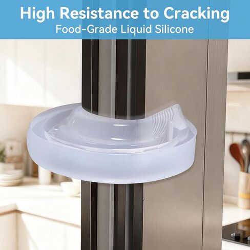 Silicone Door Pinch and Door Slam Stopper, Door Protector for Kids Finger Safety, Babyproof Doors to Avoid Pinched Fingers & Door Slamming, Translucent,1Pcs in Kuwait
