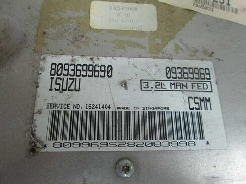 Engine ECM Electronic Control Module 3.2L Compatible with Manual Fits 98-99 Passport 16241404 in Saudi Arabia