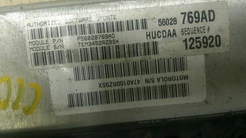 Engine ECM Control Module 5.7L Fits 03 Compatible with Dodge 1500 Pickup P56028769AD 56028769AD in Saudi Arabia