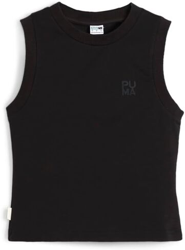 PUMA Womens Infuse Slim Crew Neck Tank Casual - Black in Saudi Arabia