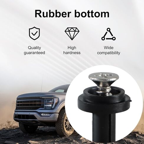 Tailgate Top Rubber Bumper Cushion Bushing Fit for Ford 2017-2022 F-250 F-350 F-450 F-550 Super Duty Replace HC3Z-99439A00-A HC3Z-99439A00-B in Saudi Arabia