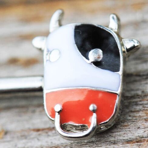 316L Stainless Steel Milky Cow Nipple Bar in Saudi Arabia