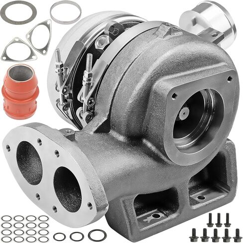 V2S Turbo Turbocharger Kit with Gasket High Pressure Compatible with Ford F-250/250/350/450/550 Super Duty 2008-2010, 6.4L Powerstroke, Replace# 1848300C92,1848300C93 in Saudi Arabia