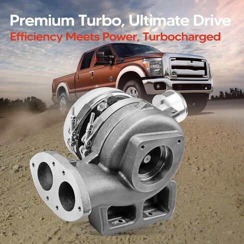 V2S Turbo Turbocharger Kit with Gasket High Pressure Compatible with Ford F-250/250/350/450/550 Super Duty 2008-2010, 6.4L Powerstroke, Replace# 1848300C92,1848300C93 in Saudi Arabia