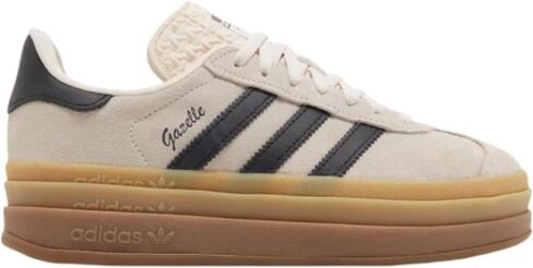 حذاء الجري Gazelle Bold Beige/Black Road للنساء من adidas/أحذية الجري-IE0429-مقاس 7 in Kuwait
