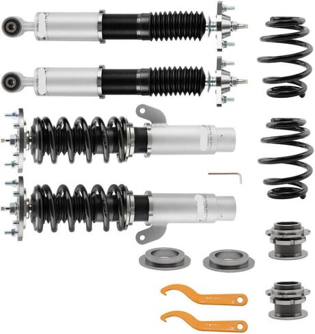 Coilovers Suspension 24 Way Damper Shocks Adjustable Height Suspension Spring Camber Compatible With E46 320i 325i 330i 1998 2005 in Saudi Arabia