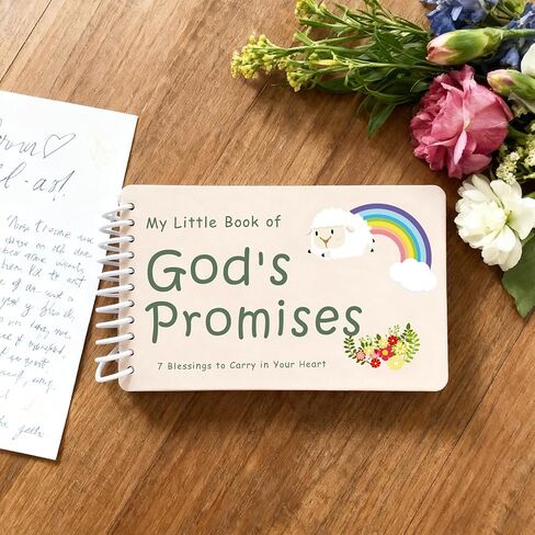 كتاب وعود الله للأطفال، هدايا المعمودية للبنين والبنات، هدية استحمام الطفل المسيحي، الكتاب المقدس الأول للأطفال، آية الكتاب المقدس NIV تذكار ديني لتكريس ابنة غودسون للتواصل التعميد in Kuwait