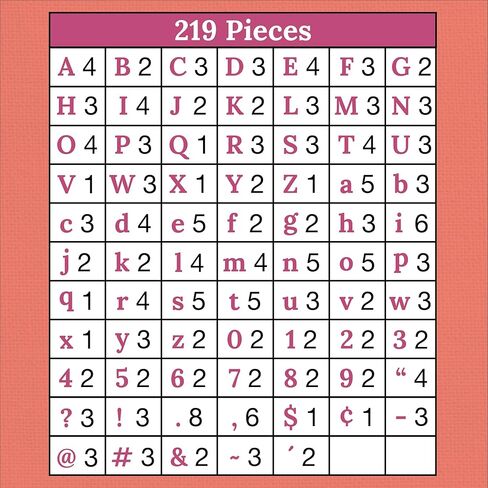 Carson Dellosa Woodland Brights 219-Piece Prepunched Bulletin Board Decorations, 4" Colorful Letters, Numbers, and Symbols for Party, Back to School Decorations, and Classroom Decor in Saudi Arabia