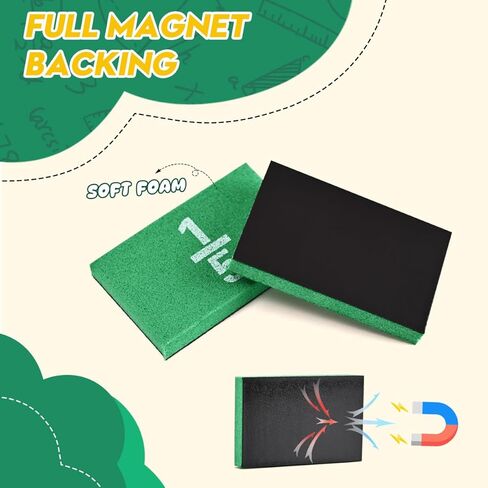 6 Sets Magnetic Fraction Tiles for Classroom EVA Foam Manipulatives CCSS, STEM, ASTM Rainbow Fraction Tiles Math Learning Manipulatives Set Fraction Bars for Preschool Elementary School in Saudi Arabia