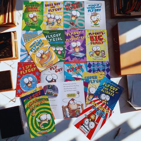 21 Pcs Fly Guy Books Paperback Complete Collection Series Set, Fun English Reading Series for Children Boys Girls in Saudi Arabia