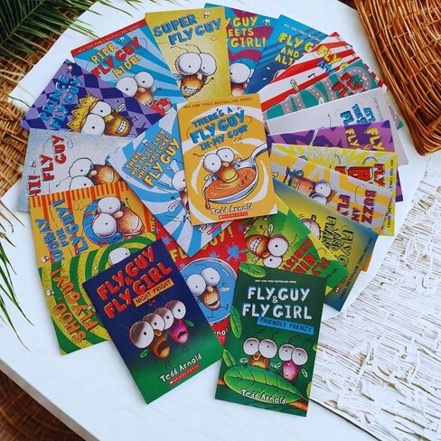 21 Pcs Fly Guy Books Paperback Complete Collection Series Set, Fun English Reading Series for Children Boys Girls in Saudi Arabia