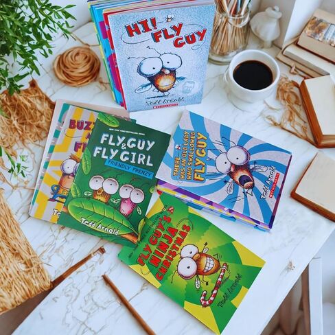 21 Pcs Fly Guy Books Paperback Complete Collection Series Set, Fun English Reading Series for Children Boys Girls in Saudi Arabia