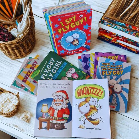 21 Pcs Fly Guy Books Paperback Complete Collection Series Set, Fun English Reading Series for Children Boys Girls in Saudi Arabia