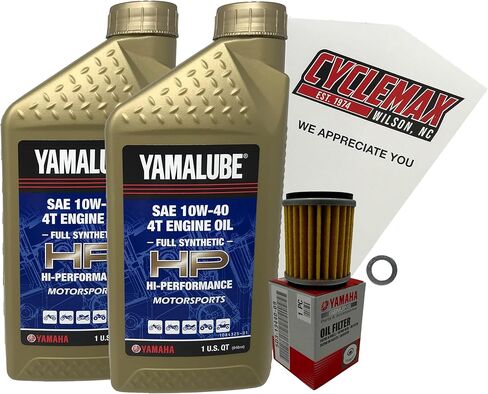 Full-Synthetic Yamalube Oil Change Kit Compatible with 2008-2013 Yamaha RAPTOR 250 in Saudi Arabia