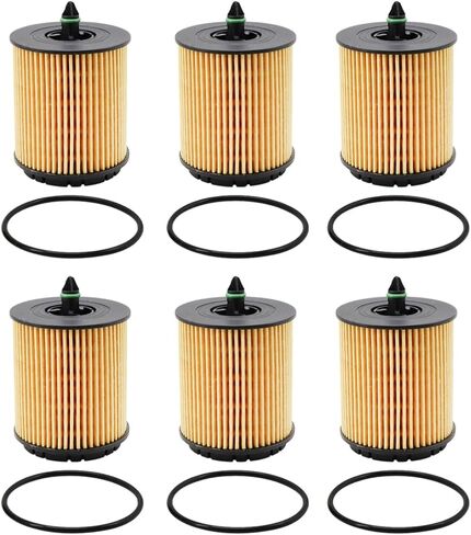12605565 Oil Filter Replace PF457G PF458G 12605566 57082 Compatible with Buick Regal 2.4L 2011-2017 Chevy Cobalt 2.2L 2005-2010 GMC Terrain 2.4L 2010-2017(Pack of 6) in Saudi Arabia
