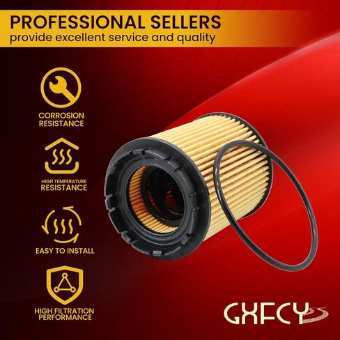 12605565 Oil Filter Replace PF457G PF458G 12605566 57082 Compatible with Buick Regal 2.4L 2011-2017 Chevy Cobalt 2.2L 2005-2010 GMC Terrain 2.4L 2010-2017(Pack of 6) in Saudi Arabia