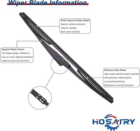 Rear Windshield Wiper Blade for Kia Sorento Hybrid 2021 2022 2023 2024 2025 Back Window Wipers Factory OE Style Replacement Rear Wiper Blade in Saudi Arabia