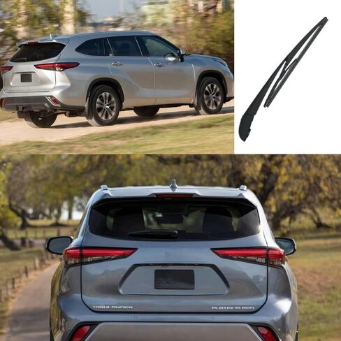 rear wiper blade arm For Toyota Highlander 2020 2021 2022 2023 2024 L LE XLE XSE Limited Platinum Hybrid XLE Platinum Limited LE LE Nightshade XLE Nightshade Bronze Edition Rear back windshield wiper in Saudi Arabia