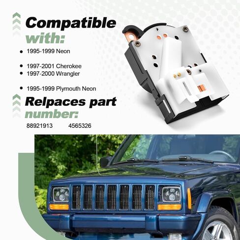 Ignition Starter Switch Compatible with 1995-1999 Neon 1997-2001 Cherokee 1997-2000 Wrangler 1995-1999 Plymouth Neon Replace 88921913 4565326 in Kuwait