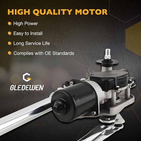 Front Windshield Wiper Motor and Linkage Assembly, Compatible with 2003-2007 Honda Accord Sedan, Replaces 76530SDAA01, 602-508 in Saudi Arabia