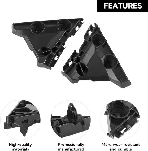 Rear Back Bumper Bracket Bumper Cover Support - Compatible for Toyota Camry 2.4L L4 - Electric/Gas, 2.4L L4 - Gas, 3.5L V6 - Gas 2007-2011 - Replace Part 5257506030, 5257606030, TO1132103, TO1133103 in Saudi Arabia