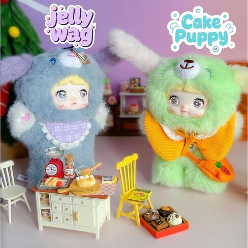 صندوق Nommi Blind Box، أشكال صندوق أعمى من القطيفة اللطيفة من الفينيل، سلسلة Nommi Puppy Diary قطيفة، صندوق غامض على شكل شخصية Kawaii قابل للتجميع للهدايا، صندوق واحد (1 من 9 أنماط محتملة) in Kuwait