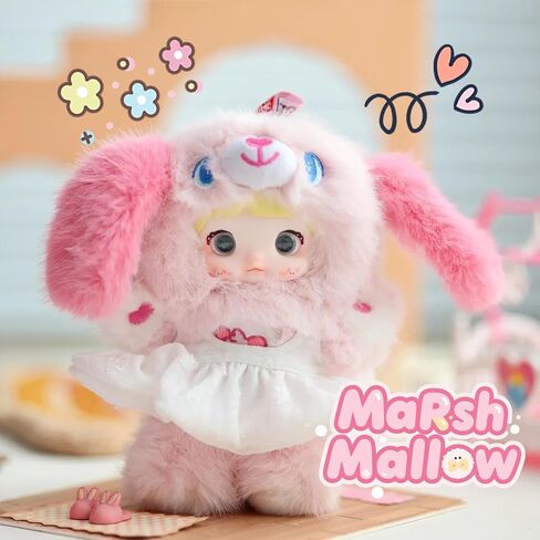 صندوق Nommi Blind Box، أشكال صندوق أعمى من القطيفة اللطيفة من الفينيل، سلسلة Nommi Puppy Diary قطيفة، صندوق غامض على شكل شخصية Kawaii قابل للتجميع للهدايا، صندوق واحد (1 من 9 أنماط محتملة) in Kuwait