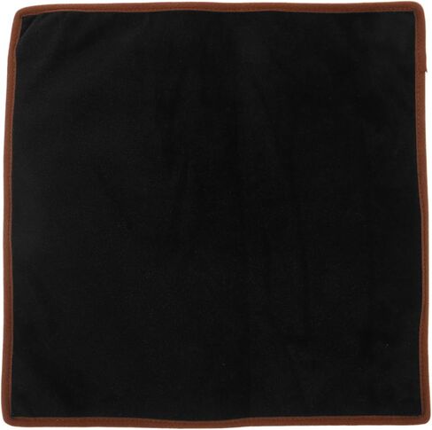 Velvet Jewelry Organizer Pad - Black Velvet Display Cloth Jewelry Presentation Tray - Showcase Counter Liner - Anti Scratch Mat for Earrings Bracelets 12x12 Inch in Saudi Arabia