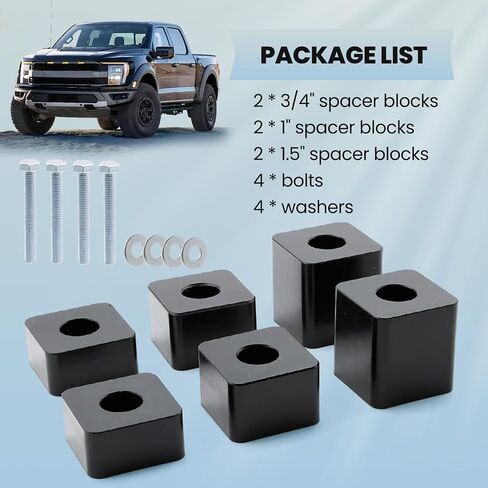 ASTROSYNC Seat Spacers Fit For Ford F150 2015+ / F250 F350 F450 Super Duty 2017+ Model, Seat Recline Lift Kit Rear of Front Seat Riser in Saudi Arabia