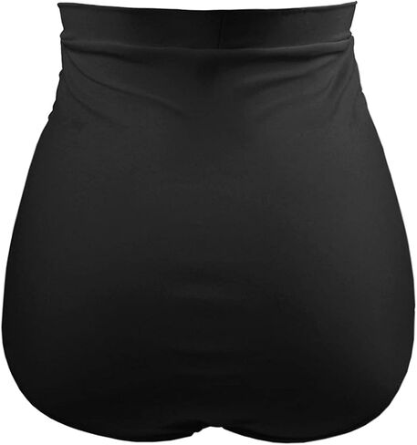 DANIFY Womens High Waisted Bikini Bottom Full Coverage Swim Bottom Tummy Control Bathing Suit Bottom Ruched Swimsuit Bottoms in Saudi Arabia
