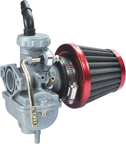 PZ20 المكربن ​​كارب فلتر الهواء الإبهام خنق كابل عدة ل 50cc 70cc 90cc 110cc 125cc Taotao ATA-110B ATA-125D بولدر B1 T-Force Coolster أبولو كازوما الاطفال ATV أربع عجلات رباعية أجزاء الأحمر in Saudi Arabia