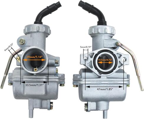 PZ20 المكربن ​​كارب فلتر الهواء الإبهام خنق كابل عدة ل 50cc 70cc 90cc 110cc 125cc Taotao ATA-110B ATA-125D بولدر B1 T-Force Coolster أبولو كازوما الاطفال ATV أربع عجلات رباعية أجزاء الأحمر in Saudi Arabia