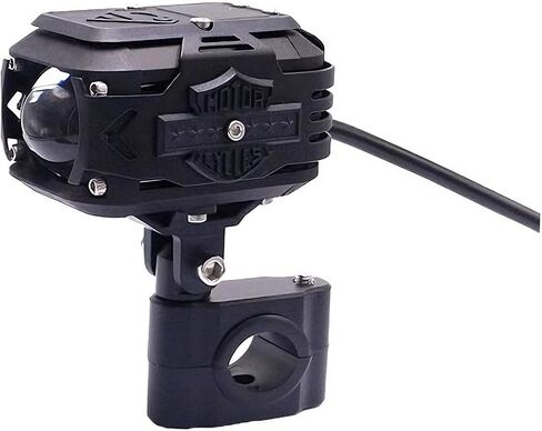 Motorcycle Spotlight Bracket, Adjustable Light Bar Mounting Holder for Driving Fog Lights, Tube Clamp Mounting Bracket Fit 0.7"-1.25" ATV UTV Roll Bar (2 Pcs) in Kuwait