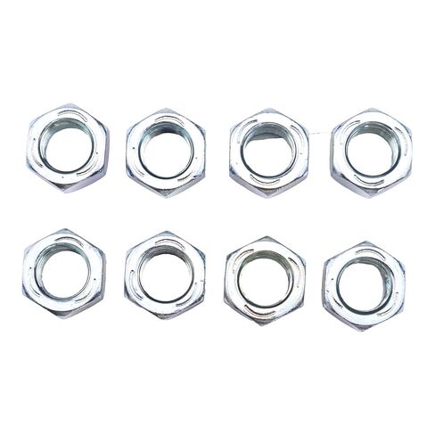 JEENDA 8Pcs Lug Nuts 8 x 5/8" Compatible with 5/8" Stud Trailer axle hub Dually & 17.5 Wheel w/Ring for 8k, 10k, 12k Axles in Saudi Arabia